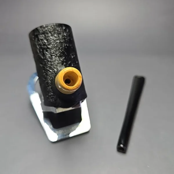 MBSD Briars "Re-Don" Sandblasted Poker w/ Boxwood, Briar Pipe, New - Image 6