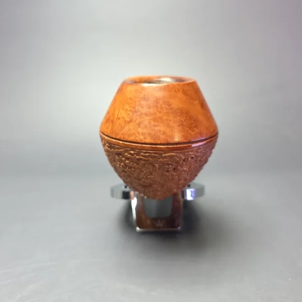 Ser Jacopo Pre-1994 Maxima R2 Partially Rusticated Bulldog Estate Briar Pipe, Italian Estates - Image 3