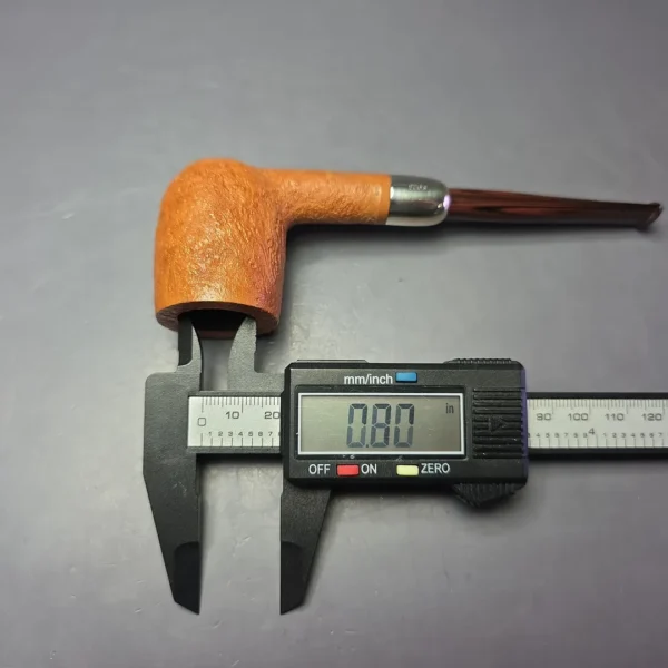 MBSD Briars Timeless Traditions 1 Sandblasted Billiard w/ Silver & Extra Stem Handmade Briar Pipe, New - Image 11