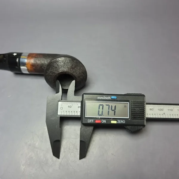 Seawolf (Martin Cermak) Pipe of the Year 2022 Sandblasted Rhodesian Estate Briar Pipe, Unsmoked, 9mm - Image 10