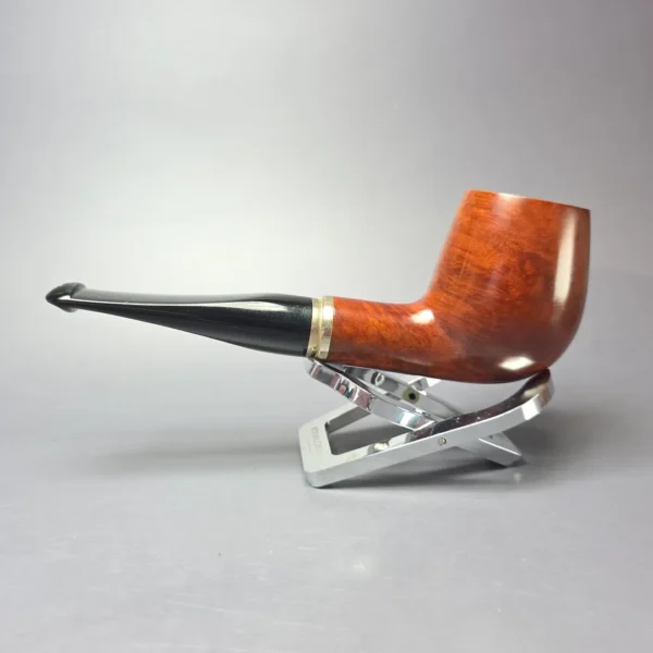 Vauen 3211 Smooth Billiard w/ Brass Estate Briar Pipe, Unsmoked, 9mm - Image 4