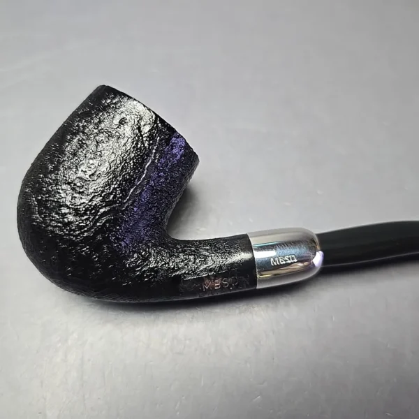 MBSD Briars Timeless Traditions 2 Sandblasted Bent Billiard with Silver (New) - Image 11