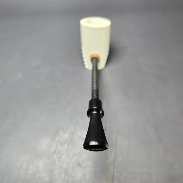 MBSD Meerschaum Deluxe Smooth Facet Poker Block Meerschaum Pipe, New - Image 7