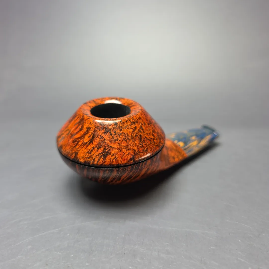 Walt Cannoy Cardinal House Langford Smooth Pocket Eskimo Handmade Briar Pipe, New - Image 2