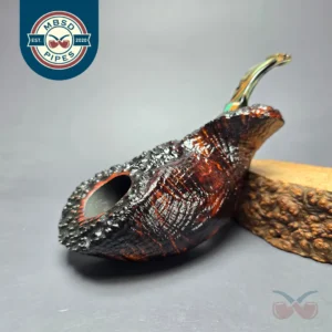 Peder Jeppesen Ida Grade 3 XL Sandblasted Freehand Estate Briar Pipe, Danish Estates