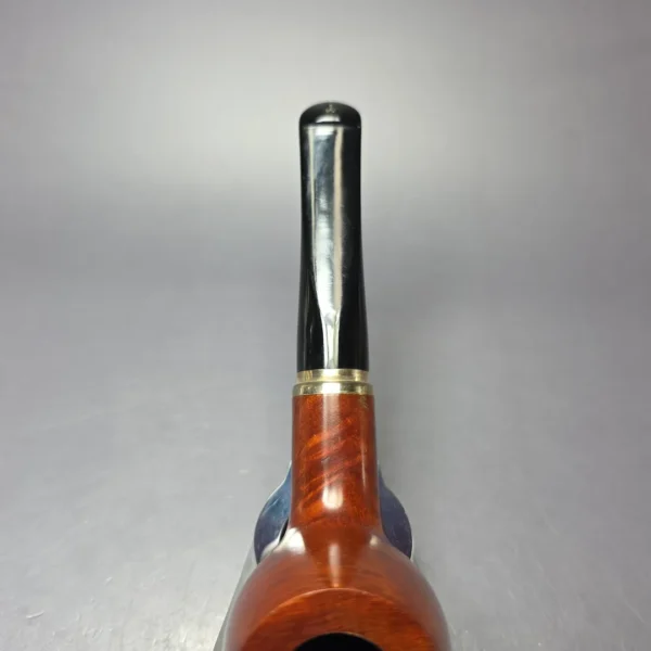 Vauen 3211 Smooth Billiard w/ Brass Estate Briar Pipe, Unsmoked, 9mm - Image 6