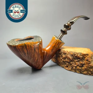 Ben Wade (Preben Holm) Golden Walnut XL Smooth Freehand Estate Briar Pipe, Danish Estates