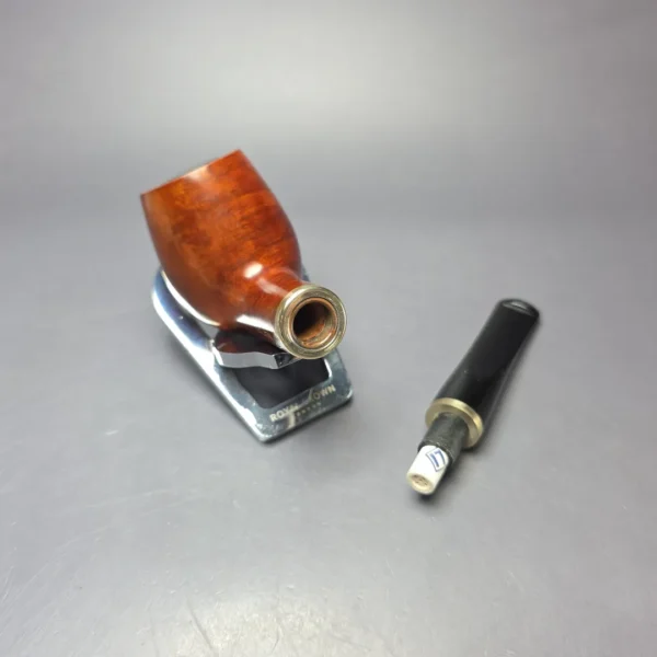 Vauen 3211 Smooth Billiard w/ Brass Estate Briar Pipe, Unsmoked, 9mm - Image 10