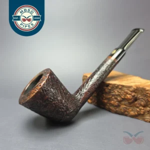 GBD Pre-1980s Prehistoric Conquest 9647 Sandblasted Lumberman Estate Briar Pipe, English Estates