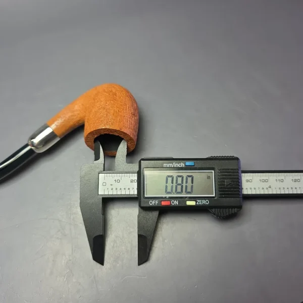 MBSD Briars Timeless Traditions 2 Sandblasted Bent Billiard w/ Silver Handmade Briar Pipe, New - Image 10