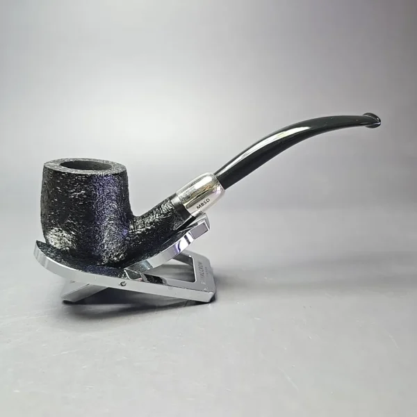 MBSD Briars Timeless Traditions 2 Sandblasted Bent Billiard with Silver (New) - Image 3