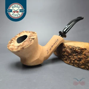 Nording Signature Natural Smooth Freehand Estate Briar Pipe, Unsmoked