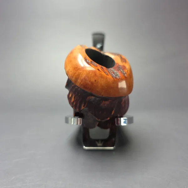 Nording Spruce Cone Partially Rusticated Freehand Estate Briar Pipe, Unsmoked - Image 3