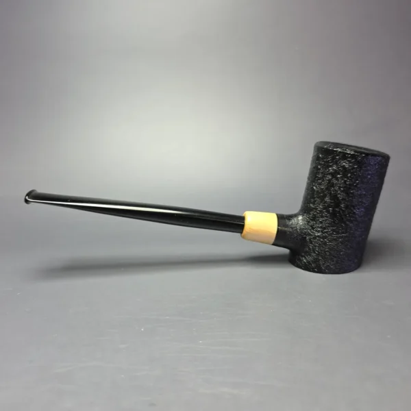 MBSD Briars “Re-Don” Sandblasted Poker w/ Boxwood, Briar Pipe, New - Image 4