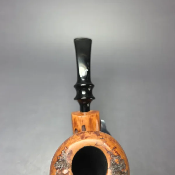 Nording Spruce Cone Partially Rusticated Freehand Estate Briar Pipe, Unsmoked - Image 6