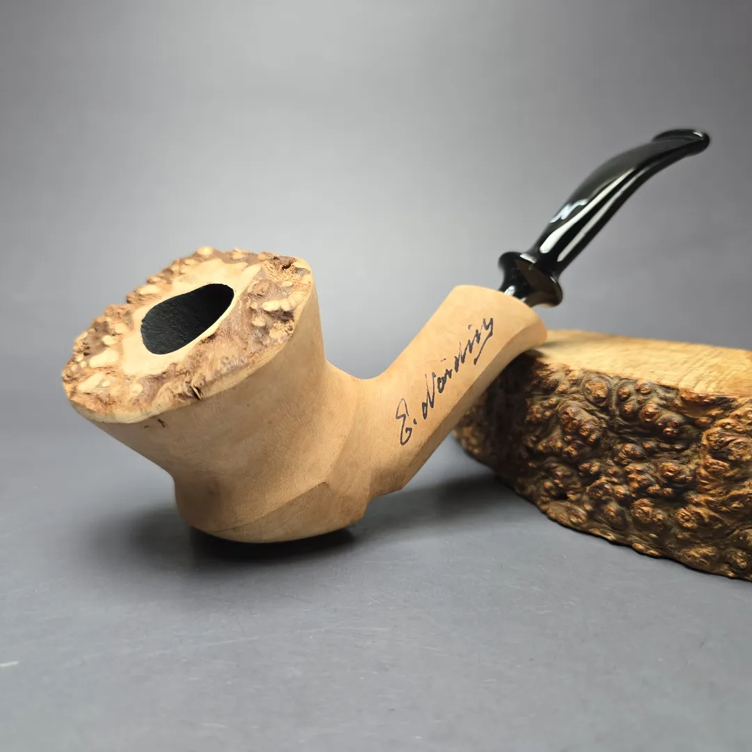 Nording Signature Natural Smooth Freehand Estate Briar Pipe, Unsmoked - Image 2