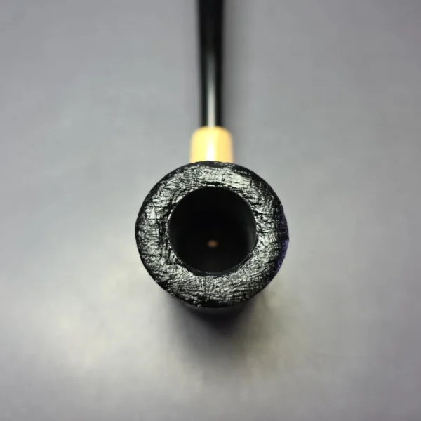 MBSD Briars “Re-Don” Sandblasted Poker w/ Boxwood, Briar Pipe, New - Image 6