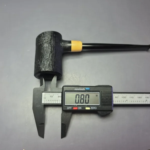 MBSD Briars "Re-Don" Sandblasted Poker w/ Boxwood, Briar Pipe, New - Image 8