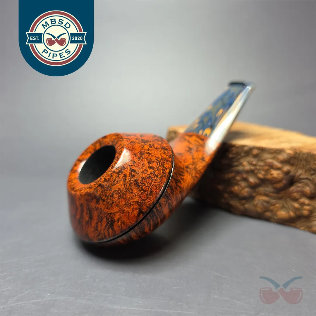 Walt Cannoy Cardinal House Langford Smooth Pocket Eskimo Handmade Briar Pipe, New