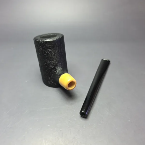 MBSD Briars "Re-Don" Sandblasted Poker w/ Boxwood, Briar Pipe, New - Image 9