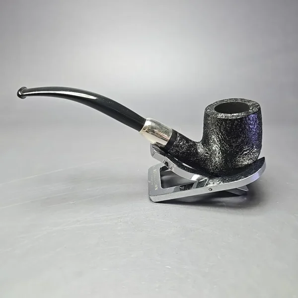 MBSD Briars Timeless Traditions 2 Sandblasted Bent Billiard with Silver (New) - Image 5