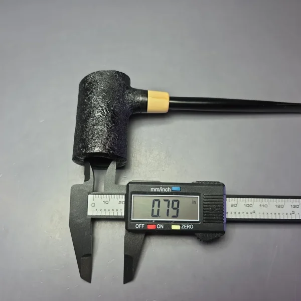 MBSD Briars “Re-Don” Sandblasted Poker w/ Boxwood, Briar Pipe, New - Image 9