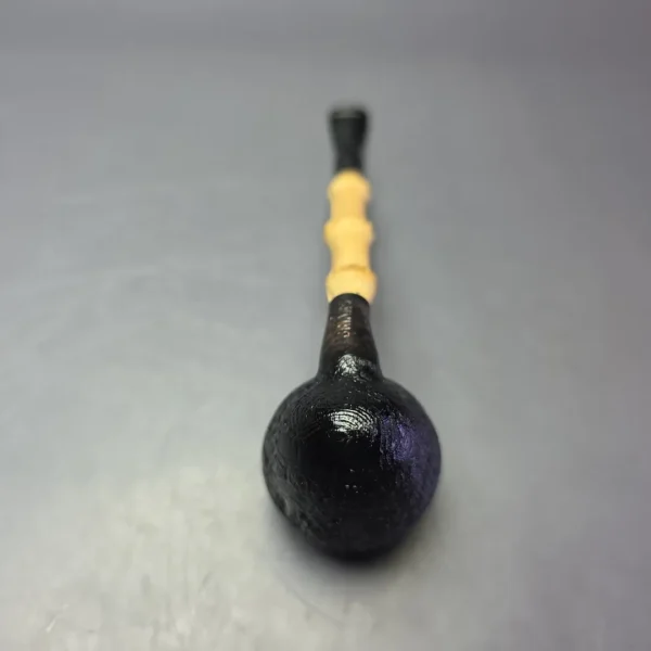 MBSD Briars Modern Masters 1 Sandblasted Peewit w/ Bamboo Handmade Briar Pipe, New - Image 8