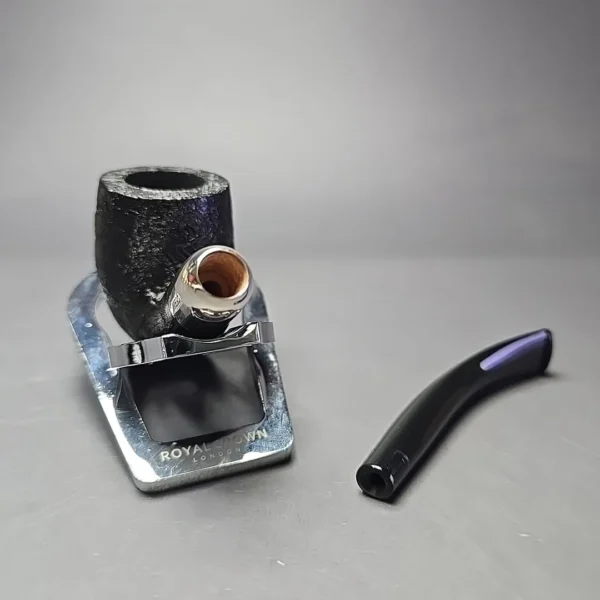 MBSD Briars Timeless Traditions 2 Sandblasted Bent Billiard with Silver (New) - Image 14