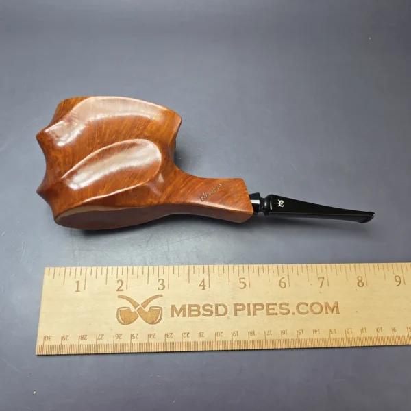 Edward's Magnum Smooth Freehand Estate Briar Pipe, Unsmoked - Image 12