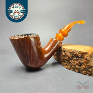 Edward's XL Smooth Freehand Estate Briar Pipe, American Estates
