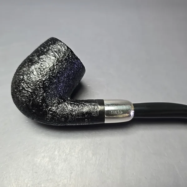 MBSD Briars Timeless Traditions 2 Sandblasted Bent Billiard with Silver (New) - Image 10