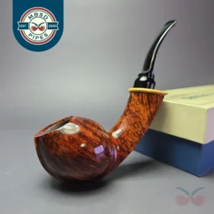 MBSD Briars Modern Masters 2 Smooth Blowfish w/ Boxwood Handmade Briar Pipe, New