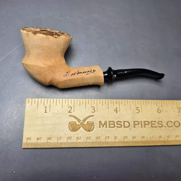 Nording Signature Natural Smooth Freehand Estate Briar Pipe, Unsmoked - Image 11