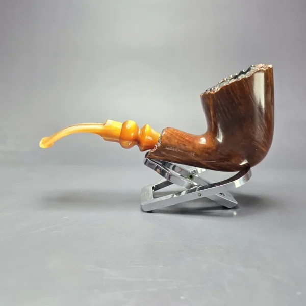 Edward's XL Smooth Freehand Estate Briar Pipe, American Estates - Image 4