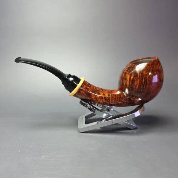 MBSD Briars Modern Masters 2 Smooth Blowfish w/ Boxwood Handmade Briar Pipe, New - Image 5