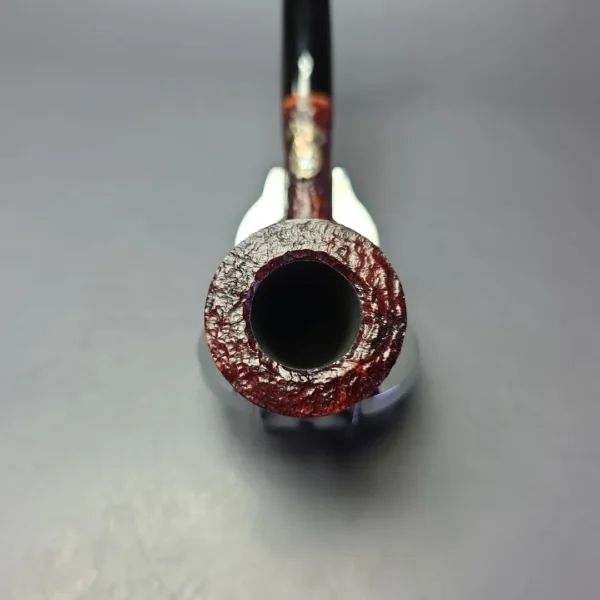 Savinelli 2023 Manzoni Rusticated Dublin w/ Silver Estate Briar Pipe, Unsmoked - Image 6