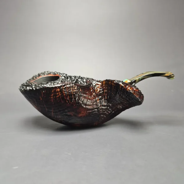 Peder Jeppesen Ida Grade 3 XL Sandblasted Freehand Estate Briar Pipe, Danish Estates - Image 11