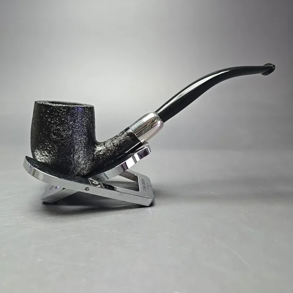 MBSD Briars Timeless Traditions 2 Sandblasted Bent Billiard with Silver (New) - Image 3