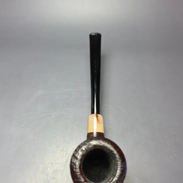 MBSD Briars "Re-Don" Sandblasted Poker w/ Horn, Briar Pipe, New - Image 6