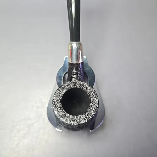 MBSD Briars Timeless Traditions 2 Sandblasted Bent Billiard with Silver (New) - Image 5