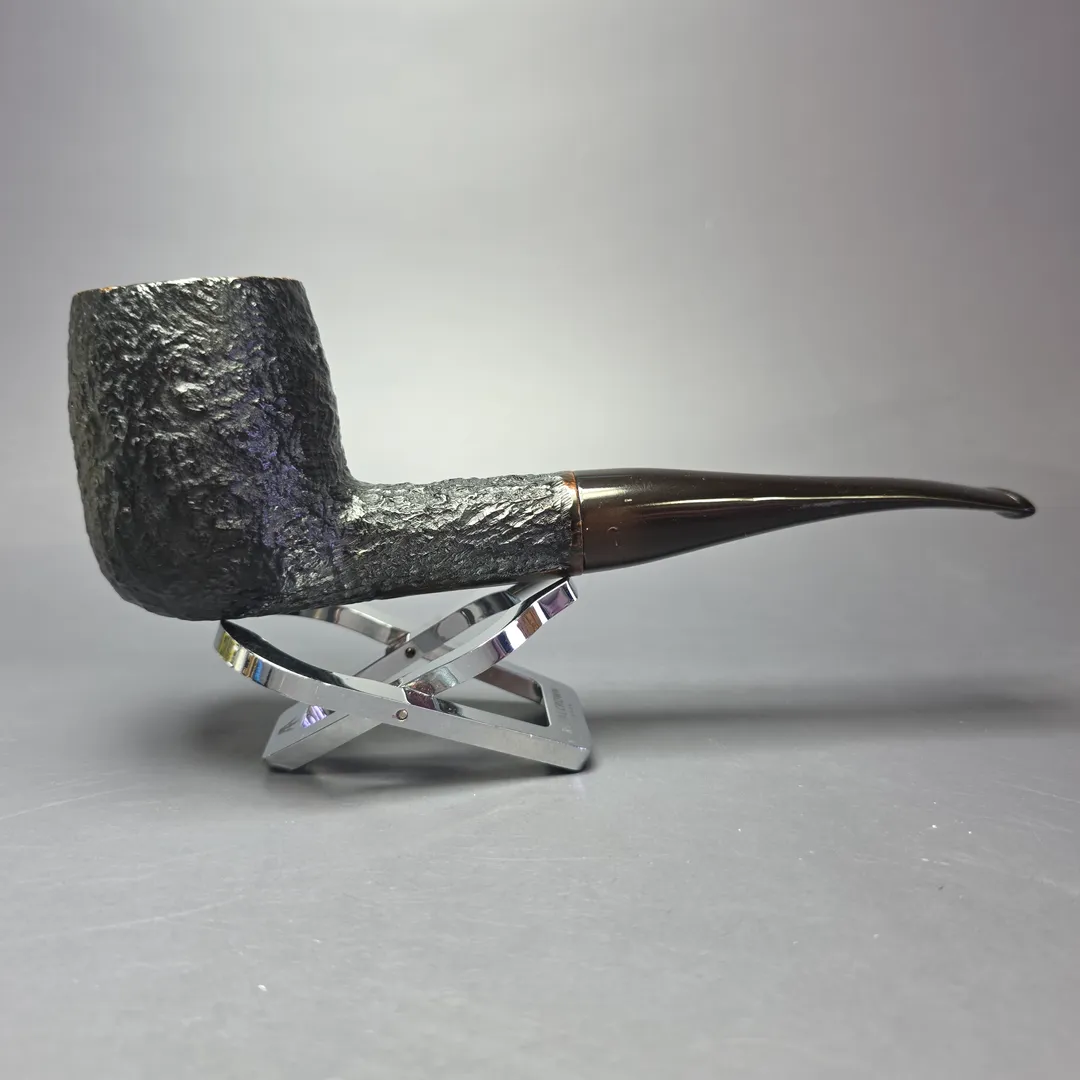 Charatan's Make Reuben Era (c. 1955-60) 42 Sandblasted Giant Billiard Estate Briar Pipe, English Estates - Image 2