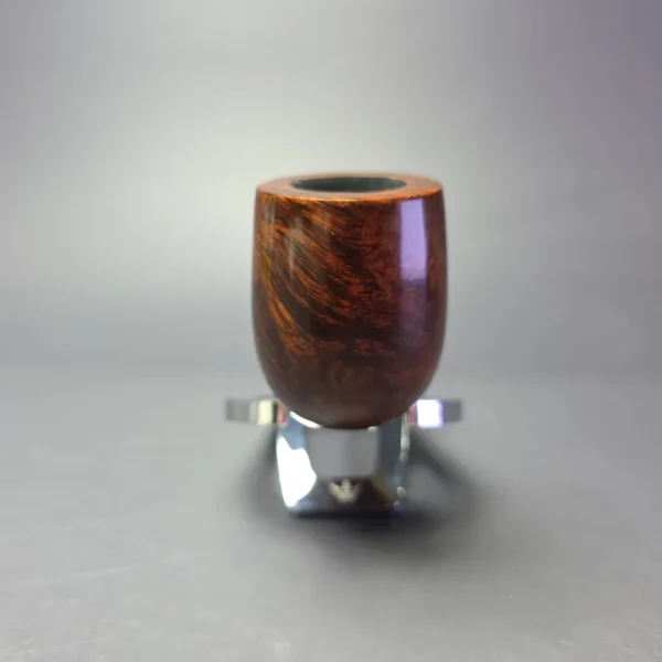 MBSD Briars Timeless Traditions 1 Smooth Billiard w/ Silver Handmade Briar Pipe, New - Image 4