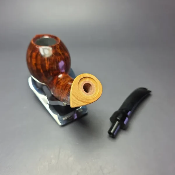 MBSD Briars Modern Masters 2 Smooth Blowfish w/ Boxwood Handmade Briar Pipe, New - Image 10