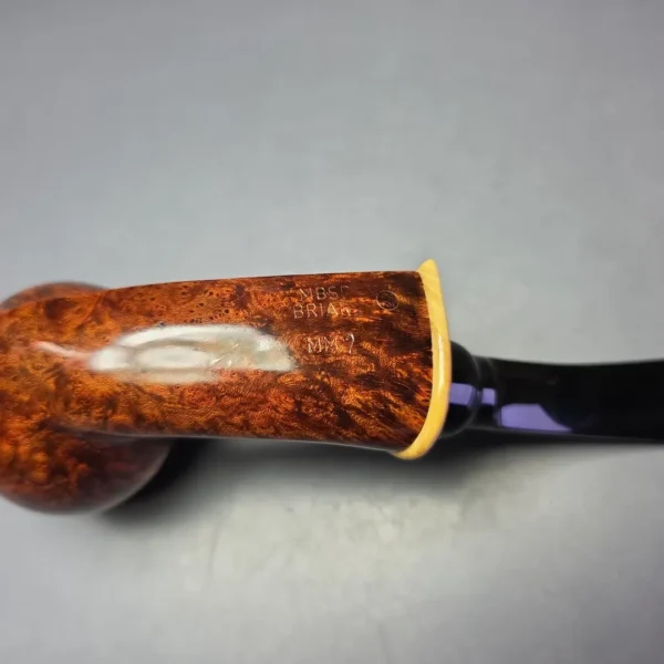 MBSD Briars Modern Masters 2 Smooth Blowfish w/ Boxwood Handmade Briar Pipe, New - Image 11