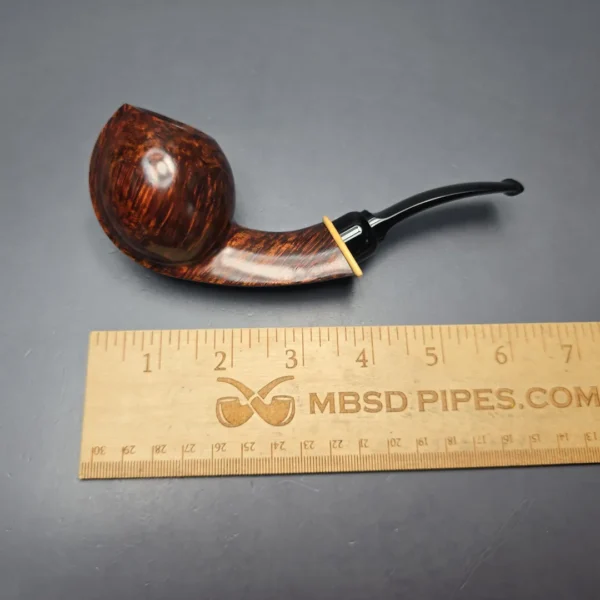 MBSD Briars Modern Masters 2 Smooth Blowfish w/ Boxwood Handmade Briar Pipe, New - Image 12