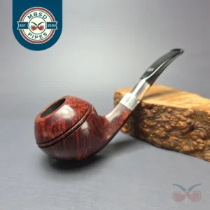 Stanwell Silver Mount 191 Smooth Bulldog Estate Briar Pipe, Danish Estates