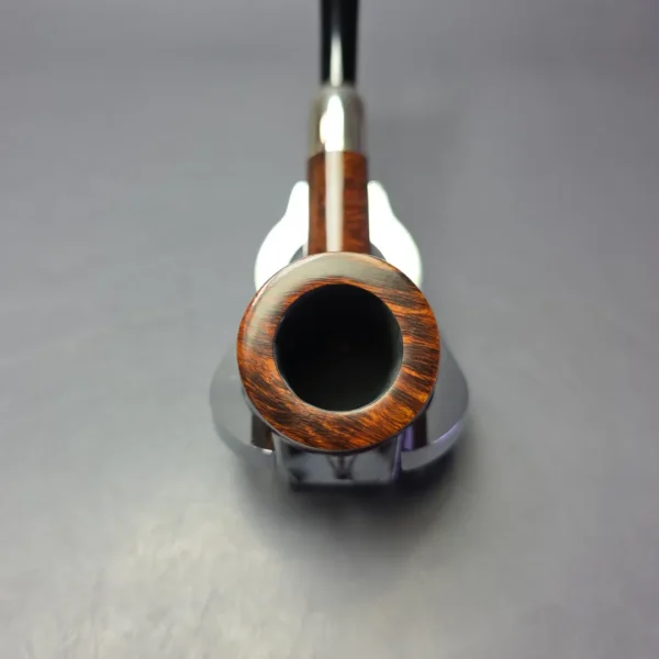 MBSD Briars Timeless Traditions 1 Smooth Billiard w/ Silver Handmade Briar Pipe, New - Image 6