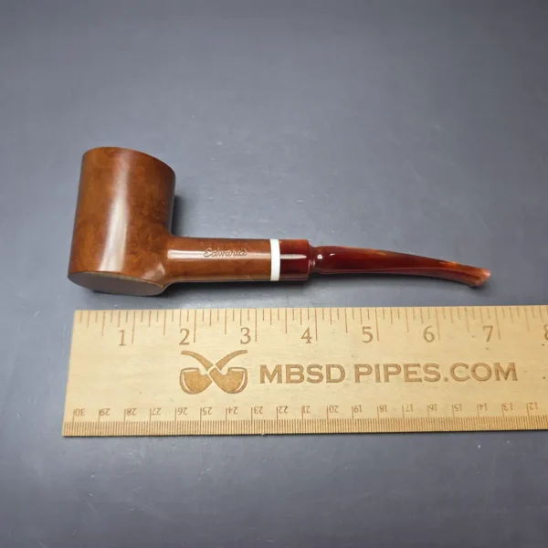 Edward's XL Smooth Poker Estate Briar Pipe, American Estates - Image 8