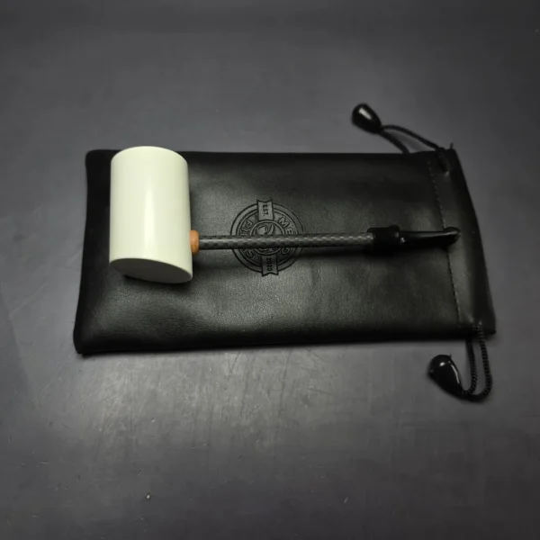 MBSD Meerschaum Deluxe Smooth Poker Block Meerschaum Pipe, New - Image 10