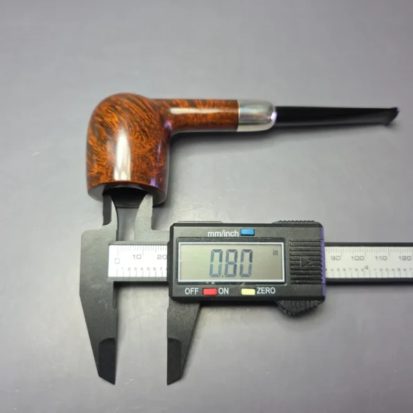 MBSD Briars Timeless Traditions 1 Smooth Billiard w/ Silver Handmade Briar Pipe, New - Image 11